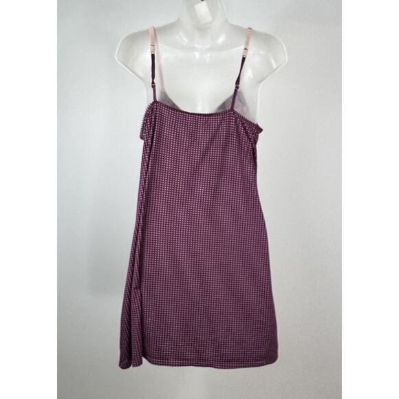 Apt. 9 Intimates Purple Polka Dot Chemise Nightgown Womens Large - Picture 3 of 10